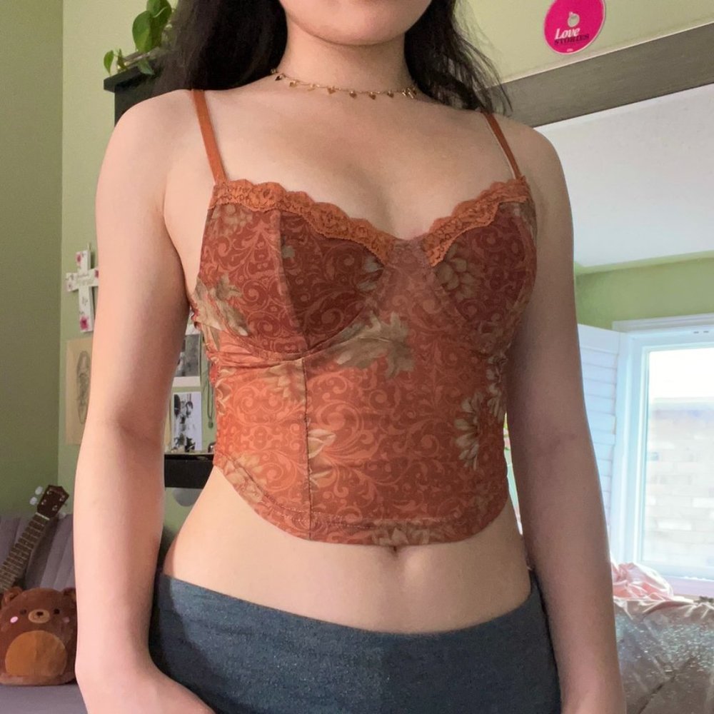 Lace-Trim Camisole Top